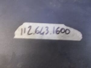 1126431600 COPERTURA CAPPELLIERA ALFA 164 NUOVO ORIGINALE