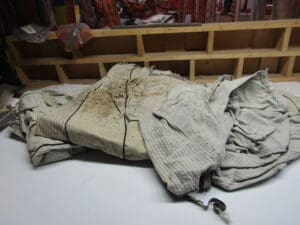 10000910105000 KIT FODERE ALFA 75 90 NUOVE ORIGINALI MA SPORCHE PER CATTIVO STOCCAGGIO