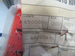 60583491 TAMPONE PARAURTI ANTERIORE ALFA 145 146 NUOVO ORIGINALE - immagine 3