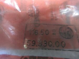 116505933000 CORNICE FANALINO TARGA GIULIETTA NUOVO ORIGINALE - immagine 3