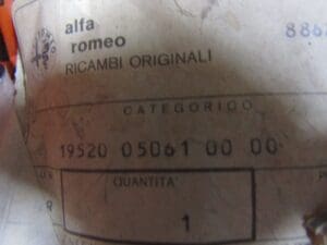 195200506100 CAVO ALTERNATORE ALFA 75 90 NUOVO ORIGINALE - immagine 3