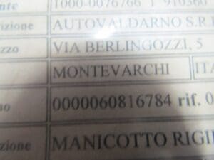 60816784 MANICOTTO RIGIDO ALBERO SECONDARIO ALFA 147 156 NUOVO ORIGINALE - immagine 3