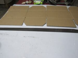 60720524 MODANATURA ESTERNA PORTIERA ALFASUD ALFA 33 MARRONE NUOVO ORIGINALE