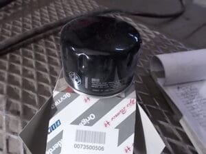 73500506 FILTRO OLIO ALFA 156 GT GTV SPIDER NUOVO ORIGINALE