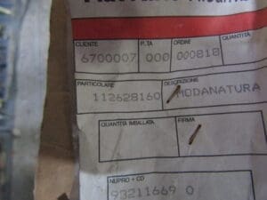 112628160 MODANATURA CRUSCOTTO SINISTRA ALFA 164 NUOVO ORIGINALE