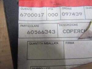 60566343 COPERCHIO CENTRALINA ALFA 164 NUOVO ORIGINALE - immagine 3