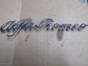 targa A.R TARGHETTA SIGLA MARCA ALFAROMEO NUOVO ORIGINALE