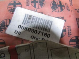 60507180 ANELLO SPALLAMENTO ALBERO MOTORE ALFA 33 75 155 164 NUOVO ORIGINALE