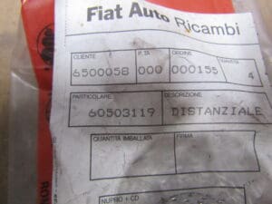 60503119 DISTANZIALE MANICOTTO FILTRO ARIA ALFA 33 NUOVO ORIGINALE