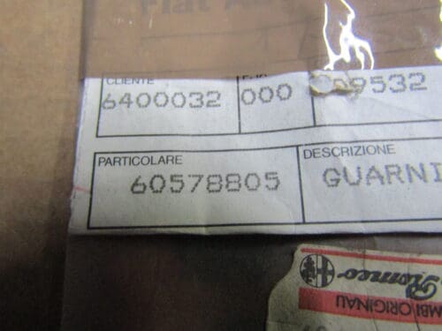 60578805 GUARNIZIONE FILTRO BENZINA ALFA 164 NUOVO ORIGINALE - immagine 3