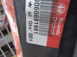 60681981 LAMIERATO PARAFANGO DX ALFA 166 NUOVO ORIGINALE