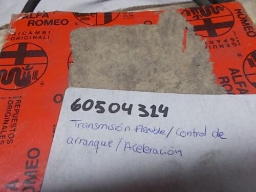 60504314 CAVO ACCELLERATORE A MANO ALFA 33 NUOVO ORIGNALE - immagine 3