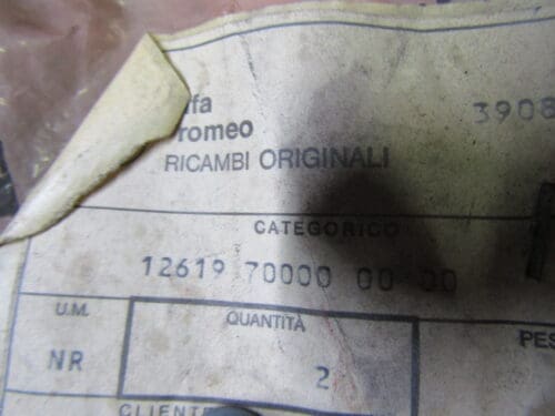 126197 TUBO RECUPERO VAPORI ALFASUD ALFA 33 NUOVO ORIGINALE - immagine 3
