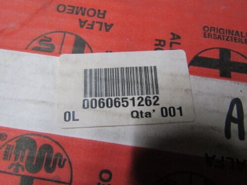 60630673 GUARNIZIONE SX GOCCIOLATOIO ALFA 156 NUOVO ORIGINALE - immagine 3