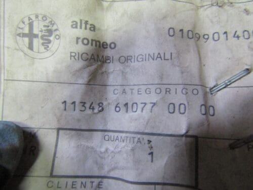 113486107700 SUPPORTO SPECCHIETTO ELETTRICO ALFETTA GIULIETTA NUOVO ORIGINALE - immagine 3