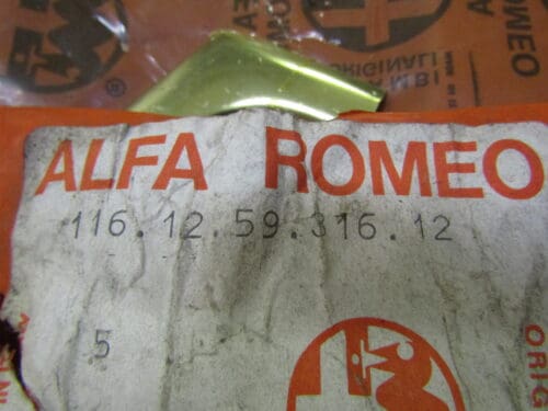 116125931612 MOSTRINA CROMATURA ALFETTA GT GTV NUOVO ORIGINALE - immagine 3