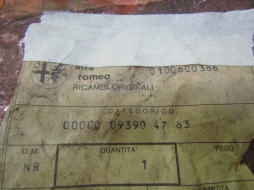 93904783 LEVA IMPIANTO RISCALDAMENTO ALFA NUOVO ORIGINALE - immagine 3
