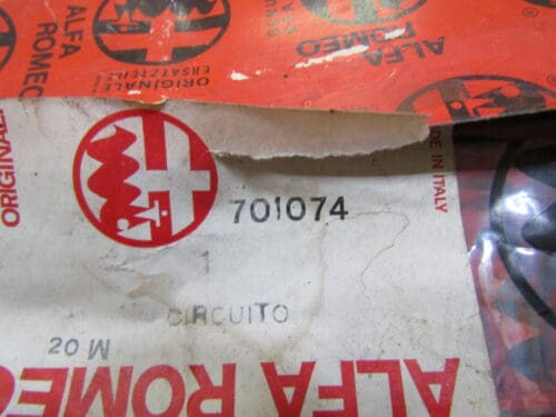 701077 SCHEDA STRUMENTI ALFASUD ALFA 33 NUOVO ORIGINALE - immagine 3