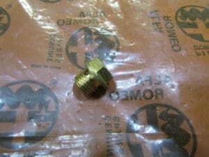 60506832 TAPPO SPURGO ACQUA COPERCHIO TERMOSTATO ALFA 164 75 RZ SZ NUOVO ORIGINALE