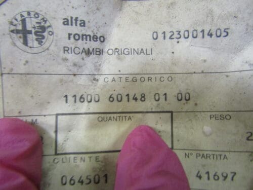 116006014801 MODANATURA CRUSCOTTO ALFA ALFETTA GIULIETTA NUOVO ORIGINALE - immagine 3