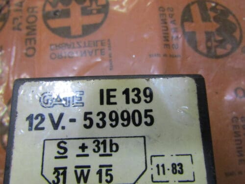 539905 CENTRALINA ALFASUD ALFA 33 NUOVO ORIGINALE - immagine 3
