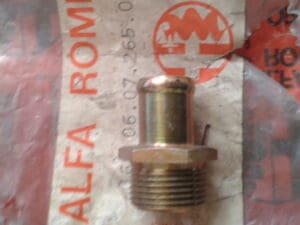162060726501 RACCORDO COLLETTORE ACQUA ALFA ALFETTA 75 GT GTV6 NUOVO ORIGINALE
