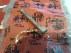 60517944 VITE REGOLAZIONE FARI ALFASUD NUOVO ORIGINALE