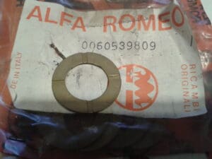 60539809 ROSETTA PIANA INGRANAGGIO CONDOTTO ALFA 75 155 164 SPIDER NUOVO ORIGINALE
