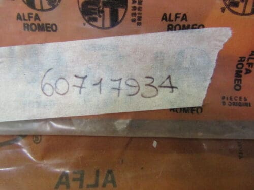 60717934 PROFILATO DX CAPOTE ALFA SPIDER NUOVO ORIGINALE - immagine 3