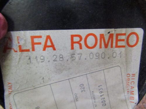 119285709001 SERBATOIO ARIA ALFA 6 NUOVO ORIGINALE - immagine 3