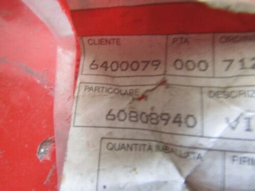60808940 VITE TUBAZIONE SCARICO ALFA 145 146 156 NUOVO ORIGINALE - immagine 2