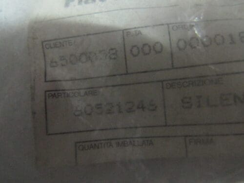 60521246 SILENTBLOC SOSPENSIONE ANTERIORE ALFA SZ RZ 75 NUOVO ORIGINALE - immagine 3