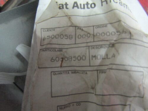 60508500 MOLLETTA SPORTELLO CARBURANTE ALFA 164 NUOVO ORIGINALE - immagine 2